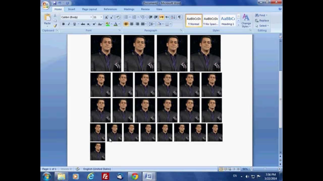 how to print 2x2 photo